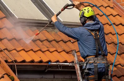 Démoussage et hydrofuge de toiture à Saulnes